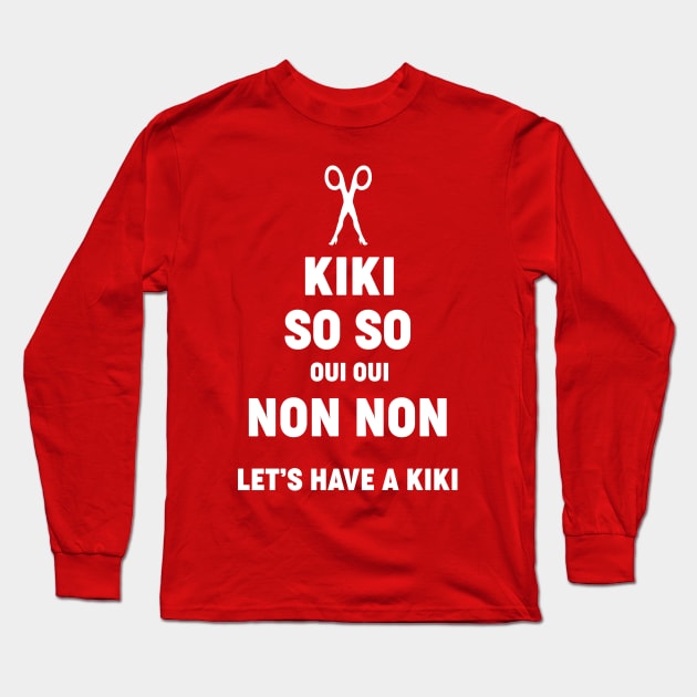 Let's Have a Kiki Long Sleeve T-Shirt by So Red The Poppy